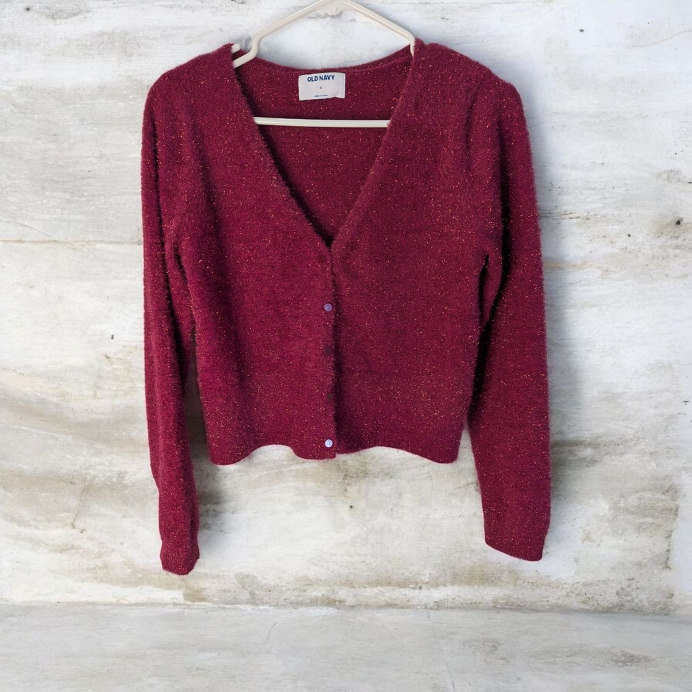 Old Navy Women's Fuschia Cardigan